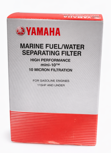YAMAHA- MARINE FUEL/WATER SEPARATING FILTER HIGH PERFORMANCE MINI 10 MICRON FILTRATION
