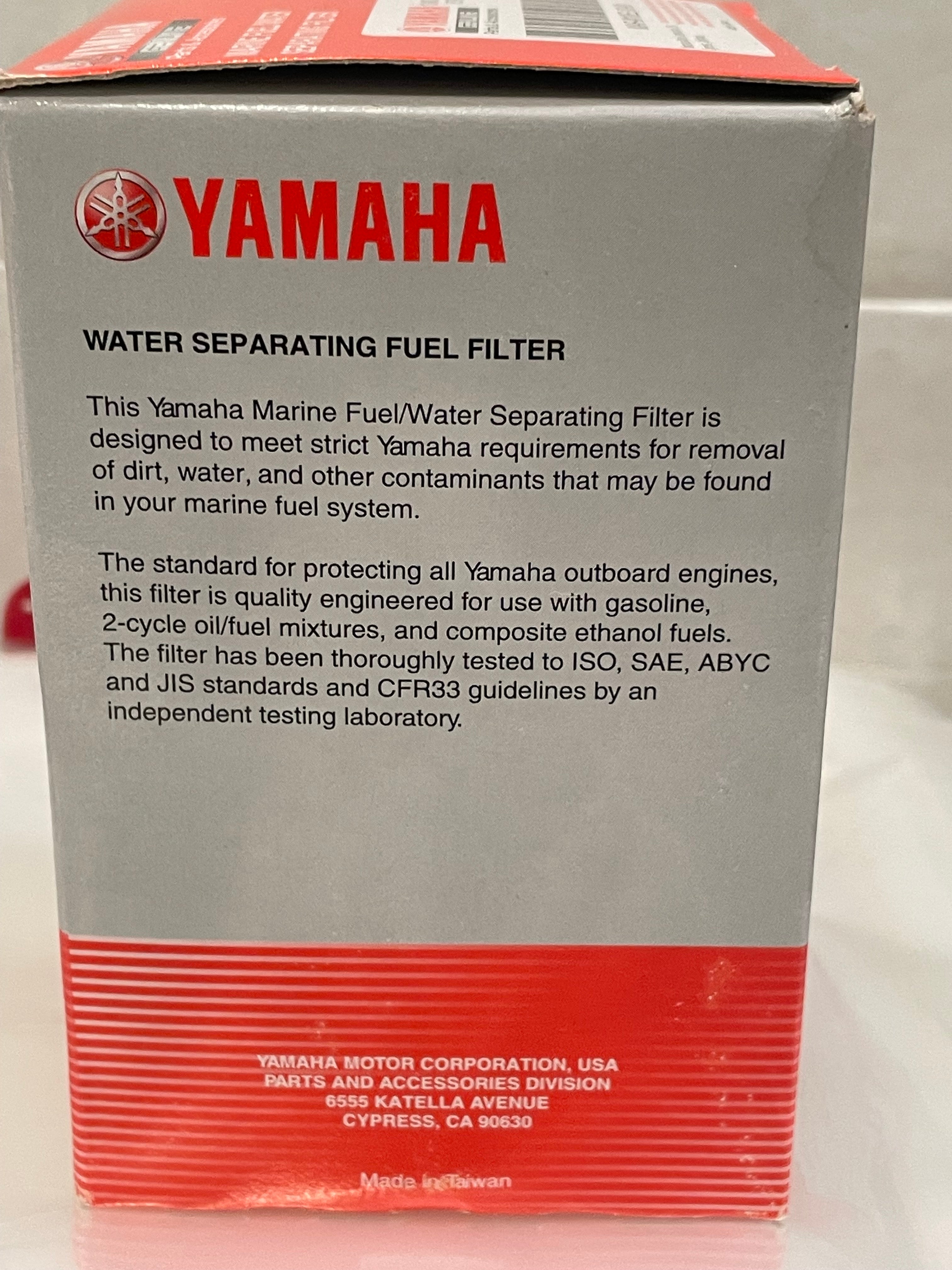 YAMAHA- MARINE FUEL/WATER SEPARATING FILTER HIGH PERFORMANCE MINI 10 MICRON FILTRATION