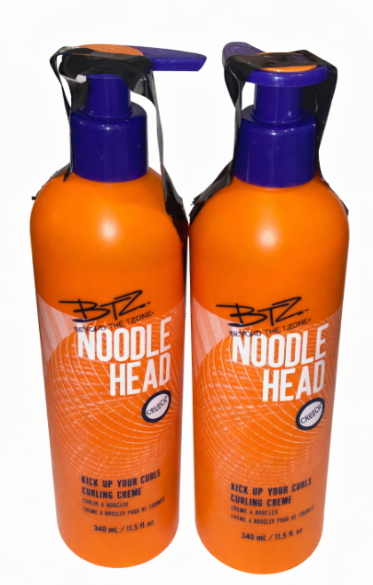 BTZ Noodle Head Curling Creme – Kick Up Your Curls (11.5 oz / 340 mL) PACK OF 2